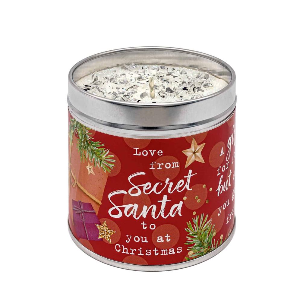 Best Kept Secrets Secret Santa Festive Tin Candle £8.99